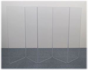1.2m (4') - 5 Panel perspex drum screen