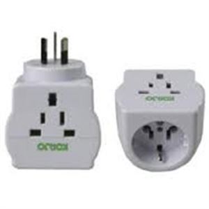 240v multi adaptor (aus-euro) single outlet