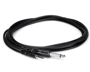 3m (10') 1/8" (Headphone Jack) to Instrument Jack 1/4" Lead