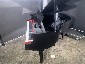 Black Baby Grand Piano Shell w/cover
