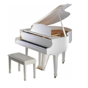 C1X SH WH Silent 5'3" grand digital/acoustic piano (baby grand / midi piano) w/cover White
