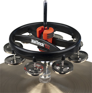 HatTrick G2 Hi-Hat mounted Tambourine - Brass Jingles