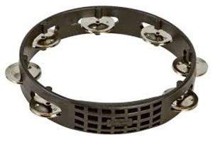 LPA190 Aspire 10" Plastic Tambourine Black