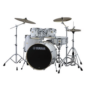 Stage Custom Birch Drum Kit - White